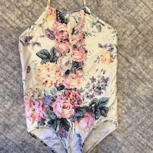 Girls Zimmerman halter bathing suit